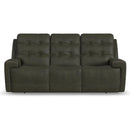 Flexsteel Iris 1781-62PH Power Reclining Sofa with Power Headrests - Maison Elegance Furniture LLC
