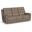 Flexsteel Iris 1781-62PH Power Reclining Sofa with Power Headrests - Maison Elegance Furniture LLC