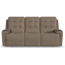 Flexsteel Iris 1781-62PH Power Reclining Sofa with Power Headrests - Maison Elegance Furniture LLC