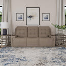 Flexsteel Iris 1781-62PH Power Reclining Sofa with Power Headrests - Maison Elegance Furniture LLC
