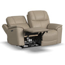 Flexsteel Crew 1783-60PH Power Reclining Loveseat with Power Headrests and Lumbar - Maison Elegance Furniture LLC