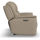 Flexsteel Crew 1783-60PH Power Reclining Loveseat with Power Headrests and Lumbar - Maison Elegance Furniture LLC
