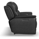 Flexsteel Crew 1783-64PH Power Reclining Loveseat with Power Headrests and Lumbar - Maison Elegance Furniture LLC