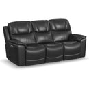 Flexsteel Crew 1783-62PH Power Reclining Sofa with Power Headrests and Lumbar - Maison Elegance Furniture LLC