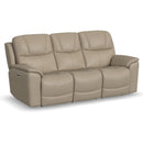 Flexsteel Crew 1783-62PH Power Reclining Sofa with Power Headrests and Lumbar - Maison Elegance Furniture LLC