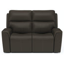Flexsteel Jarvis 1828-60PH Power Reclining Loveseat with Power Headrests - Maison Elegance Furniture LLC