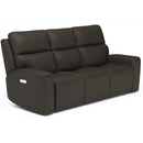 Flexsteel Jarvis 1828-62PH Power Reclining Sofa with Power Headrests - Maison Elegance Furniture LLC