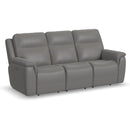 Flexsteel Sawyer 1845-62PH Power Reclining Sofa with Power Headrests and Lumbar - Maison Elegance Furniture LLC