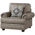  Manufacturer Color_Mushroom Brown -- Homelegance Franklin Stationary Chair IMAGE 1