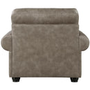  Manufacturer Color_Mushroom Brown -- Homelegance Franklin Stationary Chair IMAGE 4