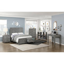  Color_Grey -- Homelegance Garretson 2 Drawer Nightstand IMAGE 7