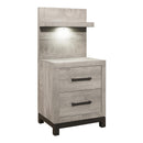 Homelegance Zephyr 1577-4P* Night Stand with Wall Panel IMAGE 2