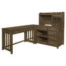  Homelegance Blanche 4522*4 4pc Corner Desk (Desk+Corner+Credenza+Hutch) IMAGE 1