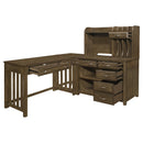  Homelegance Blanche 4522*4 4pc Corner Desk (Desk+Corner+Credenza+Hutch) IMAGE 2