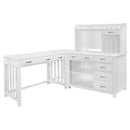  Homelegance Blanche 4522WH*4 4pc Corner Desk (Desk+Corner+Credenza+Hutch) IMAGE 1