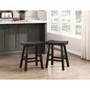  Homelegance Caspian 5687BLK-24 Counter Height Stool IMAGE 4