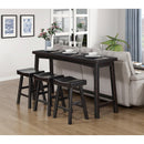  Homelegance Caspian 5687BLK-24 Counter Height Stool IMAGE 5