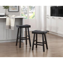  Homelegance Caspian 5687BLK-24 Counter Height Stool IMAGE 6