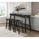  Homelegance Caspian 5687BLK-29 Pub Height Stool IMAGE 5