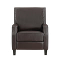  Manufacturer Color_Dark Brown -- Berenson 8504DBR-1 Push Back Reclining Chair IMAGE 1