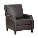 Manufacturer Color_Dark Brown -- Berenson 8504DBR-1 Push Back Reclining Chair IMAGE 2