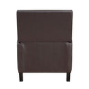  Manufacturer Color_Dark Brown -- Berenson 8504DBR-1 Push Back Reclining Chair IMAGE 4