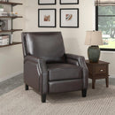  Manufacturer Color_Dark Brown -- Berenson 8504DBR-1 Push Back Reclining Chair IMAGE 7