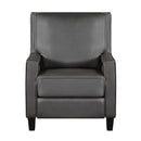  Homelegance Berenson 8504GRY-1 Push Back Reclining Chair IMAGE 1