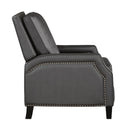 Homelegance Berenson 8504GRY-1 Push Back Reclining Chair IMAGE 3