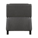  Homelegance Berenson 8504GRY-1 Push Back Reclining Chair IMAGE 4