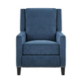  Manufacturer Color_Blue -- Homelegance Banks Fabric Recliner IMAGE 1