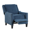  Manufacturer Color_Blue -- Homelegance Banks Fabric Recliner IMAGE 5