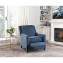  Manufacturer Color_Blue -- Homelegance Banks Fabric Recliner IMAGE 7