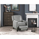  Manufacturer Color_Grey -- Banks 8505GY-1 Push Back Reclining Chair IMAGE 7