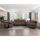  Manufacturer Color_Brown Motion Type_Reclining -- Homelegance Proctor Reclining Leather Look Sofa IMAGE 6