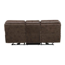  Manufacturer Color_Brown Motion Type_Power Recline -- Proctor 8517BRW-3PW Power Double Reclining Sofa IMAGE 3