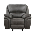  Manufacturer Color_Grey Motion Type_Manual -- Proctor 8517GRY-1 Rocker Reclining Chair IMAGE 1