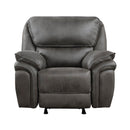  Manufacturer Color_Grey Motion Type_Manual -- Proctor 8517GRY-1 Rocker Reclining Chair IMAGE 1