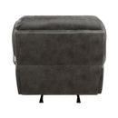  Manufacturer Color_Grey Motion Type_Manual -- Proctor 8517GRY-1 Rocker Reclining Chair IMAGE 4