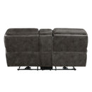  Manufacturer Color_Grey Motion Type_Power Recline -- Proctor 8517GRY-2PW Power Double Reclining Love Seat with Center Console IMAGE 3