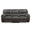  Manufacturer Color_Grey Motion Type_Reclining -- Proctor 8517GRY-3 Double Reclining Sofa IMAGE 1