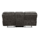  Manufacturer Color_Grey Motion Type_Reclining -- Proctor 8517GRY-3 Double Reclining Sofa IMAGE 3