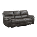  Manufacturer Color_Grey Motion Type_Power Recline -- Proctor 8517GRY-3PW Power Double Reclining Sofa IMAGE 2