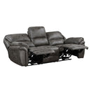  Manufacturer Color_Grey Motion Type_Power Recline -- Proctor 8517GRY-3PW Power Double Reclining Sofa IMAGE 4