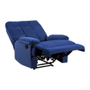  Manufacturer Color_Blue -- Homelegance Colin Fabric Recliner IMAGE 5