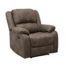  Manufacturer Color_Brown -- Homelegance Fairview Recliner IMAGE 2