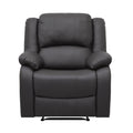  Manufacturer Color_Dark brown -- Fairview 8526DBPU-1 Reclining Chair IMAGE 1
