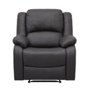  Manufacturer Color_Dark brown -- Fairview 8526DBPU-1 Reclining Chair IMAGE 1