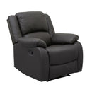  Manufacturer Color_Dark brown -- Fairview 8526DBPU-1 Reclining Chair IMAGE 2