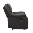  Manufacturer Color_Dark brown -- Fairview 8526DBPU-1 Reclining Chair IMAGE 3